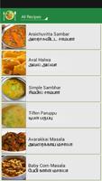 Tamil Veg Recipes Affiche