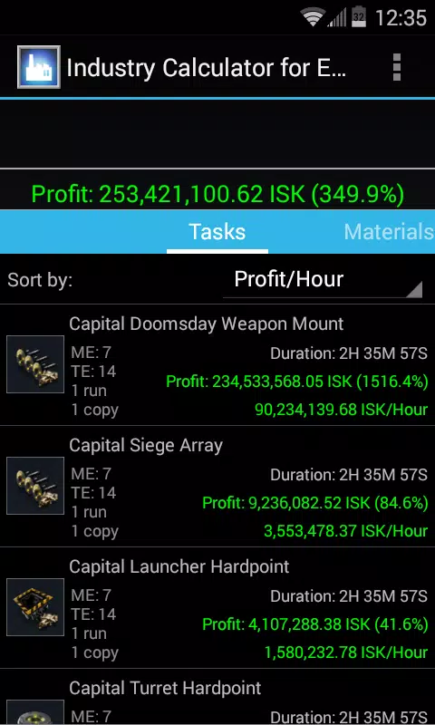 Industry Calculator for EVE APK for Android Download