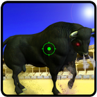 Fury Bull Fight Shooting 3D icône