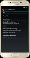 Extra call recorder تصوير الشاشة 2