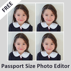 Passport Size Photo Editor -Passport photo creator icon