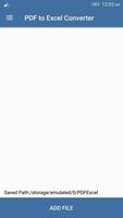 PDF To Excel Converter ภาพหน้าจอ 3