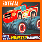 Blaze Light Monster Truck Games icon