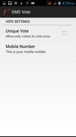 SMS Vote capture d'écran 3