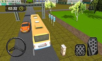 3D Bus Driving Parking Simulator اسکرین شاٹ 1