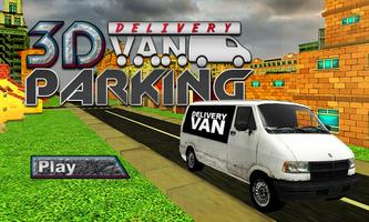 Parkir 3D Pengiriman Van poster