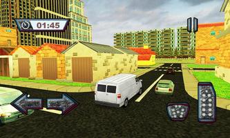 Parkir 3D Pengiriman Van screenshot 3
