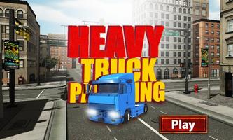3D Heavy Truck High Speed Parking Affiche