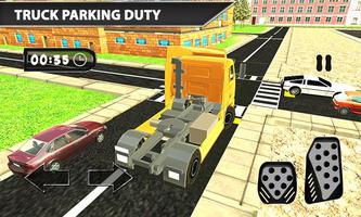 3D Heavy Truck High Speed Parking syot layar 2