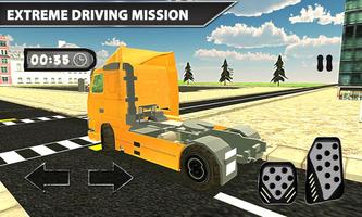 3D Heavy Truck High Speed Parking syot layar 3