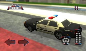 3D英雄警車模擬停車狂熱 截圖 1