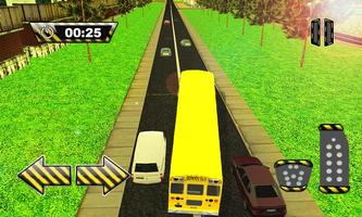 3D School Bus Driver Simulator capture d'écran 3