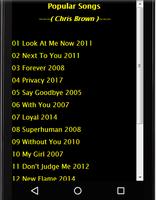 Lyrics for top songs Chris Brown screenshot 2