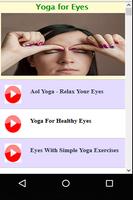 Yoga Exercises for Eyes Affiche