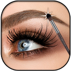 eyebrow shaping app & MakeUp icône