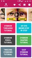 Eyebrow Shapes & Threading Video Tutorial اسکرین شاٹ 1