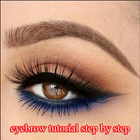 Icona eyebrow tutorial step by step