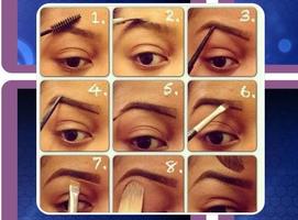 eyebrow pencil tutorial Ekran Görüntüsü 3