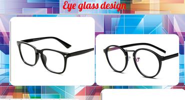 eye glass design plakat