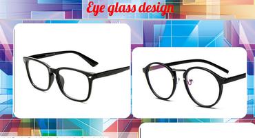 eye glass design poster