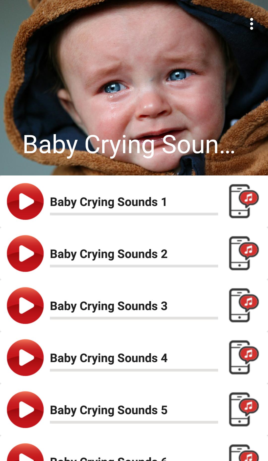 Baby Crying Sounds APK pour Android Télécharger