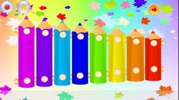 Colorful Xylophone Affiche