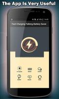Fast Charging:Talking Battery Saver poster