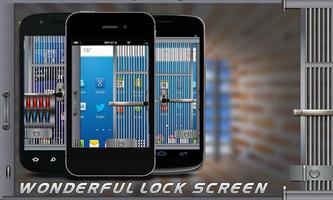 برنامه‌نما Jail Door Lock Screen |Pattern عکس از صفحه