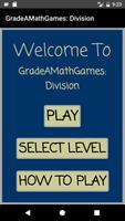 GradeAMathGames: Division poster