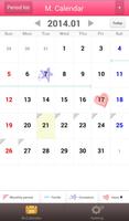 Menstrual Calendar(M.Calendar) تصوير الشاشة 1