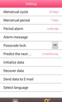 Menstrual Calendar(M.Calendar) screenshot 2