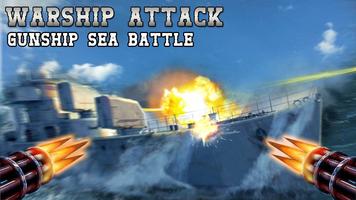 Warship Navy Strike 3D: Enemy Battle Ship Attack capture d'écran 3