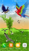 Flying Birds Live Wallpaper 3D Phone Backgrounds capture d'écran 3