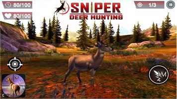jogo de caça cervos de atirador selvagem caçador imagem de tela 1
