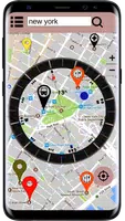 برنامه‌نما Gyro Compass - GPS Navigation & Route Finder App عکس از صفحه