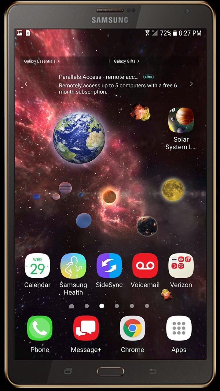 3d Galaxie Live Hintergrund Bildschirmschoner Fur Android Apk Herunterladen