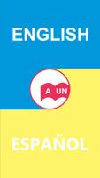 English to Spanish Dictionary Affiche