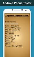 Android Phone Tester Free captura de pantalla 3