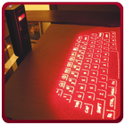 Laser Keyboard 3D Simulated أيقونة