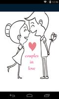 couples in love постер
