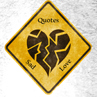 sad love quotes icon