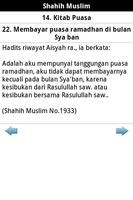 Sahih Al-Muslim (Malay Free) تصوير الشاشة 2