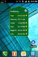 Prayer Time & Qibla (Widget) captura de pantalla 3