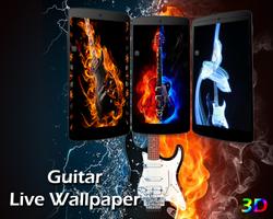 Guitar Live Wallpaper Affiche