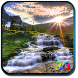 Waterfall Live Wallpaper 3D ikon