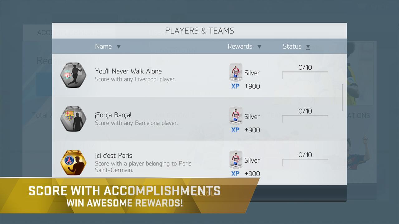 EA SPORTS FIFA 16 Companion for Android - Download the APK from Uptodown