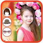 Girls Hairstyle Photo Editor Pro: Hair Stylish App icône