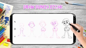 How to Draw Dunia Eicak capture d'écran 1