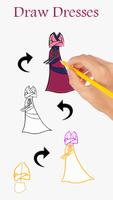 Draw Dresses For Faishon Girls capture d'écran 1