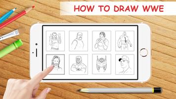 How to Draw WWE Affiche